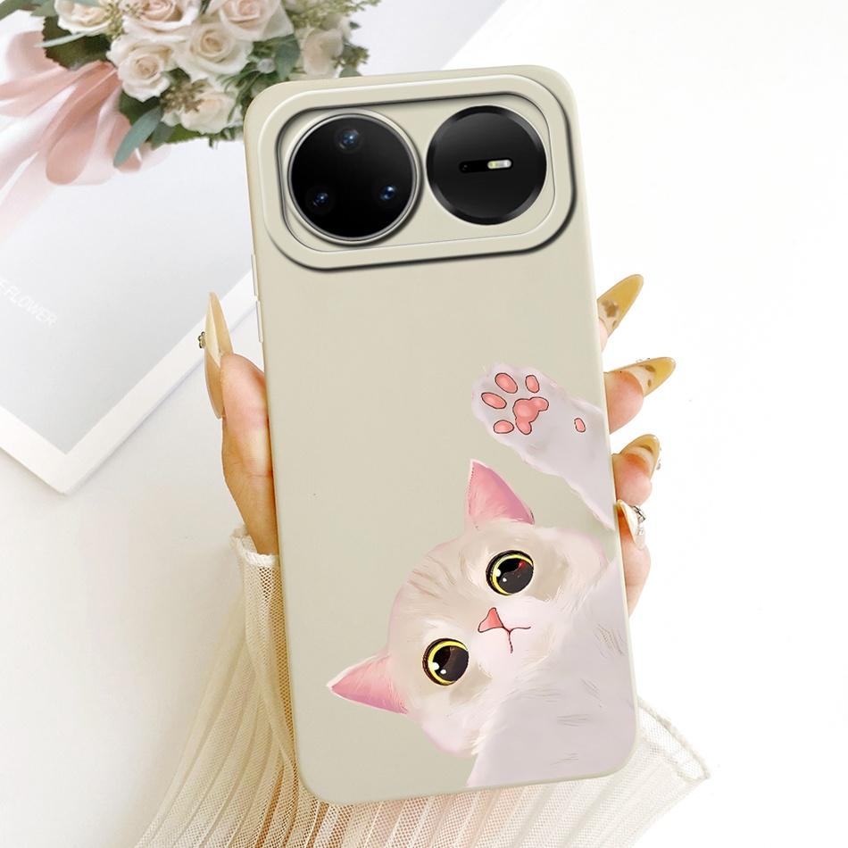 For Huawei Nova 15 Pro 15 15Ultra 2026 Cute Cat Flower Cartoon Phone Case For Huawei Nova15 15Pro Soft Silicone Covers Bumpers