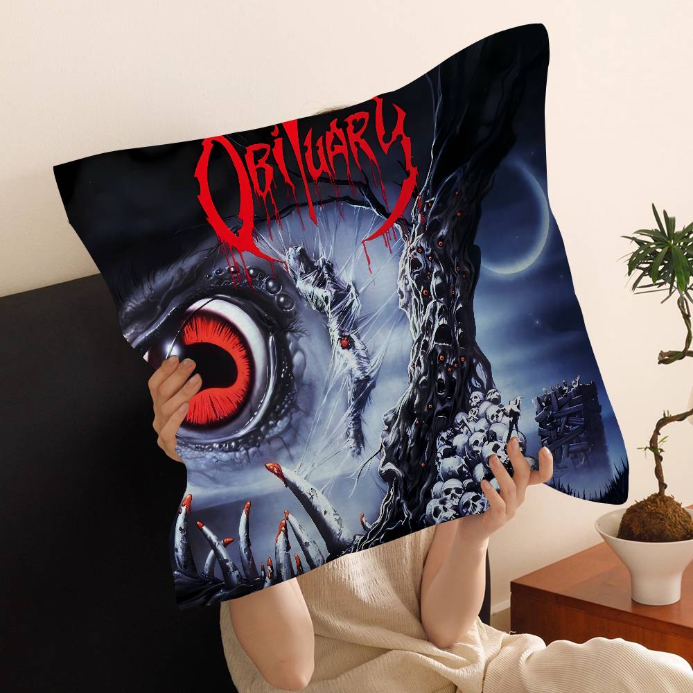 Heavy Rock Band-Napalms-Deaths Pillow Gifts Home Office Furnishings Bedroom Sofa Car Cushion Cover case 45x45cm