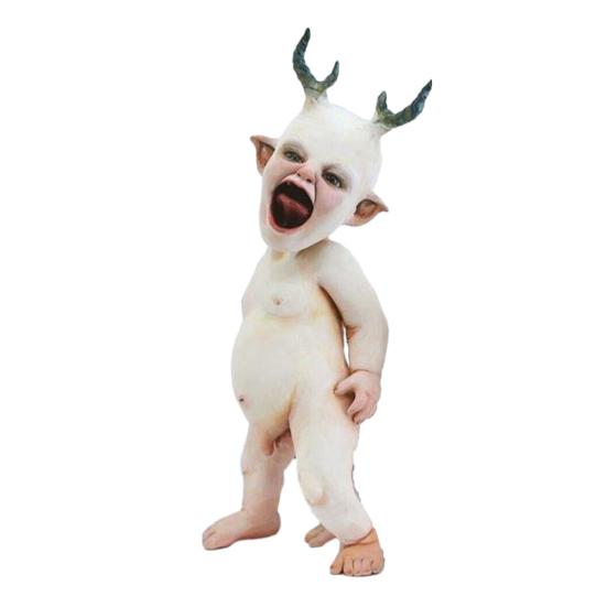 Ornament Halloween Decor Prop Carnival Halloween Theme Horror Party Resin Statue Devil Decoration