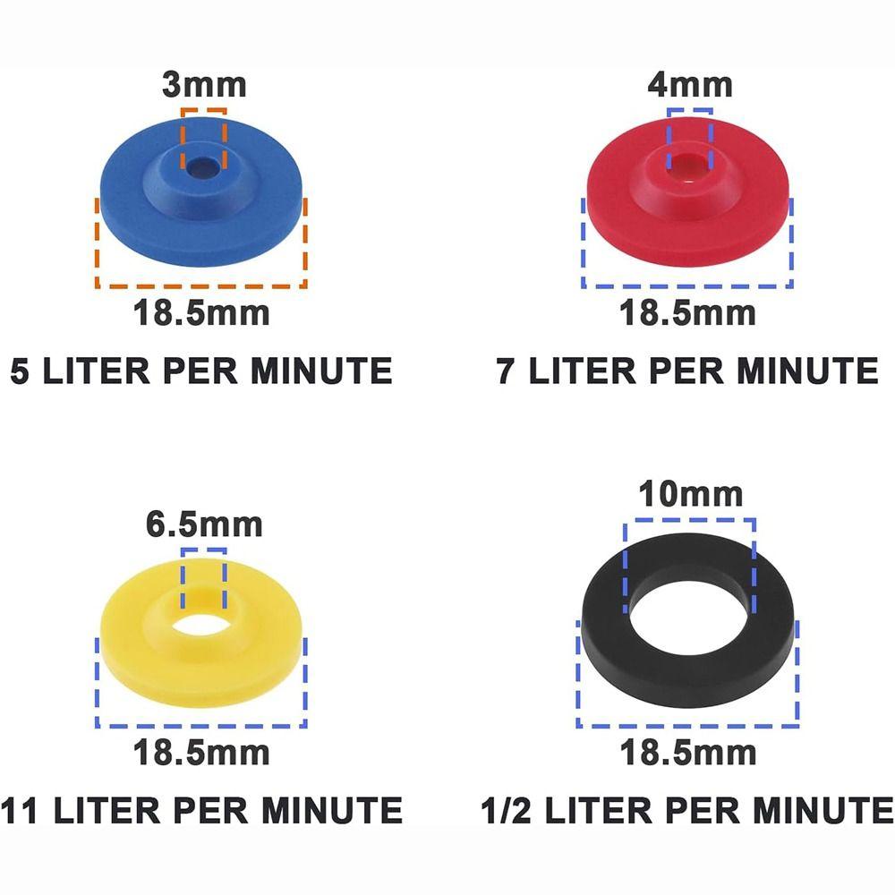 Силиконовый ограничитель потока воды Водонепроницаемый регулятор потока для душа Ручные души