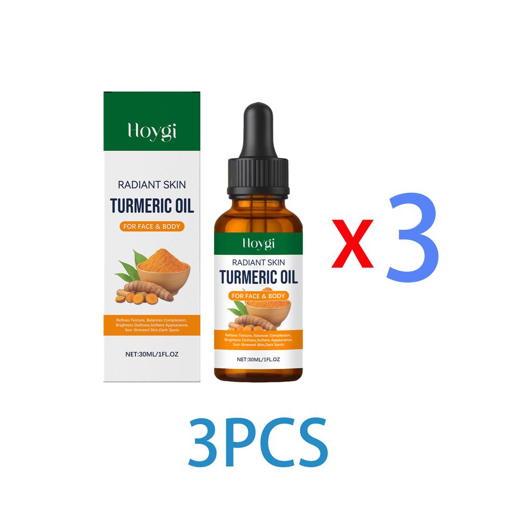 Turmeric Facial Oil for Women Hydrating Nourishing Serum Lightweight Fast Absorbing Smooth Skin Texture Daily Face Care 30ml