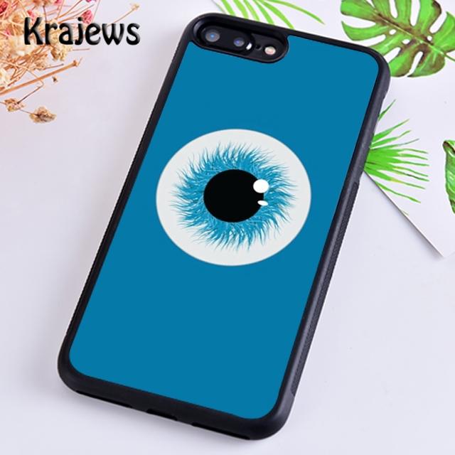 Чехол для телефона Krajews сумасшедший узор глазного яблока для iPhone 14 5 6s 7 8 plus X XR XS 11 12 13 pro max Samsung Galaxy S21 S22 ultra