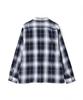 AVIREX OMBRE CHECK SHIRT NYC Long Sleeve Ombre Check New York Size M Shirt, City, Men's, (110), Blue, 783-5120007