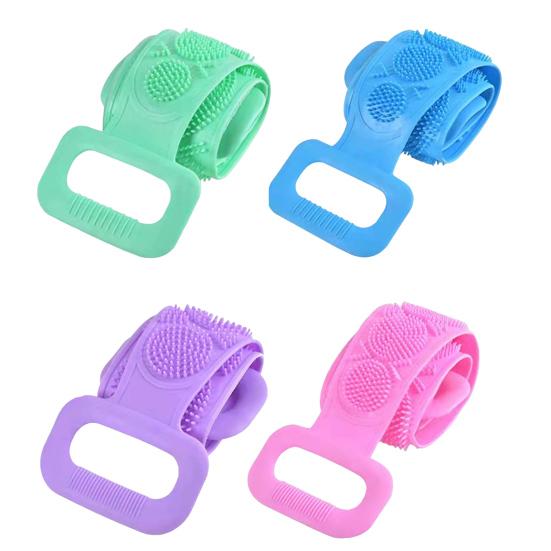 Silicone Back Scrubber Easy To Clean 5Mm Thick Design Double-Sided