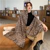 Winter Imitation Cashmere Elegant Women Scarf Lady Leopard Print Scarve Wrap Shawl Stoles