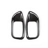 2Pcs/Set Carbon Fiber Style Car Seat Decoration Frame Cover Trim For Jaguar XE XF F-PACE F Pace X761 Auto Accessories