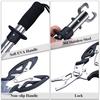 SOUGAYILANG Fishing Cutter Plier Scissor Fish Gripper Plier Set Nipper Pincer Snip Fishing Pliers