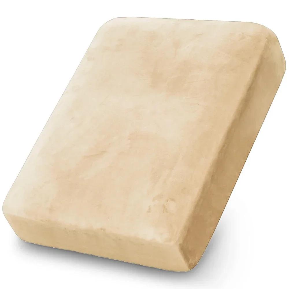 Мягкие бархатные чехлы для дивана Эластичные накидки на диван Роскошный однотонный чехол для шезлонга для гостиной, подходит для домашних животных, съемный, теплый