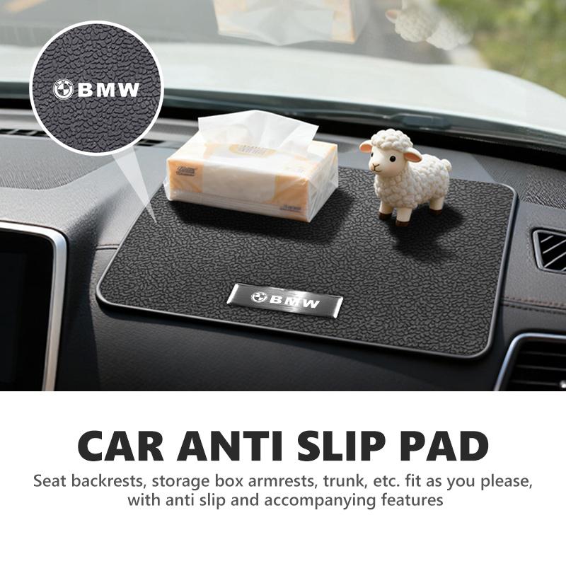 Car Mounted Anti-Slip Dashboard Mat Phone Non-Slip Storage Pad For BMW M 1 3 4 5 6 7 Series M3 M6 F01 F02E34 E36 E70 F10 X6 X1 BT8