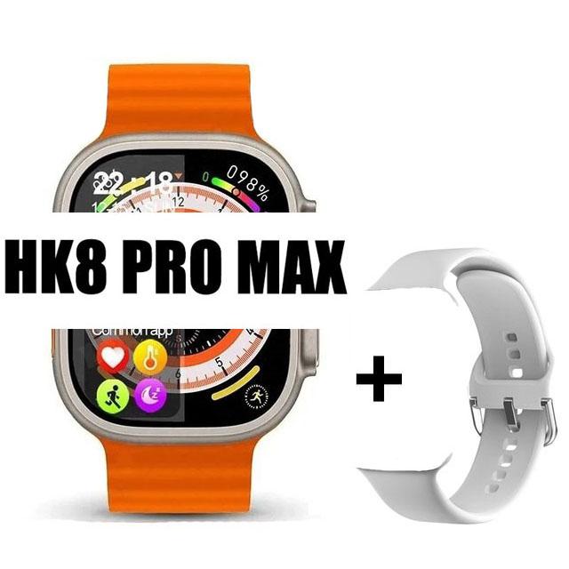 Оригинальные умные часы Hk8 Pro Max для мужчин, серия 8, 49 мм, 2,2 дюйма, экран RTAE с высокой частотой обновления, NFC-компас, игровые умные часы для Apple iPhone