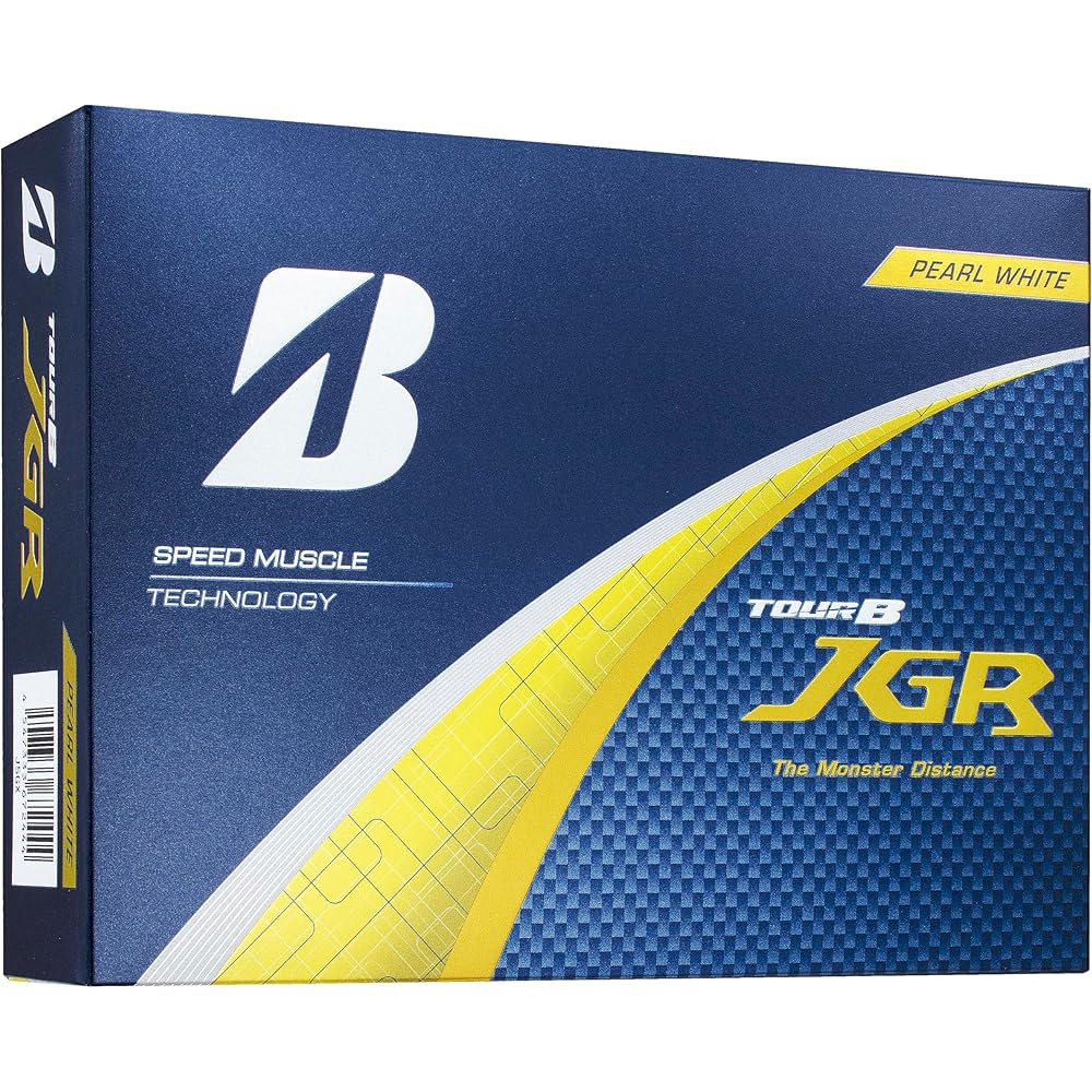 Мячи для гольфа Bridgestone TOUR B JGR Жемчужно-белые, упаковка 12 шт., модель 2025 года