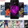 3D Emboss Case For Realme C61 Phone Case Relief Flowers Shockproof Silicone Soft Coque For Realme C61 Back Cover Case RealmeC61