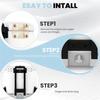 Cooler Replacement Parts Set With Standard Drain Plug Assembly(1" Shaft), Cooler Plastic Hinge Set