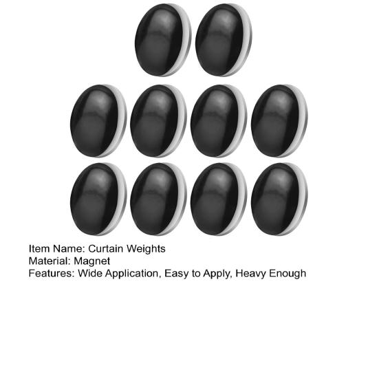 Магнитные грузики для штор Удобные нержавеющие Достаточно тяжелые подвесные грузики для штор Сильные магнитные грузики для драпировок занавесок для душа