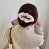 Hair Pin Strong Clamping Force Transparent Mesh Lace Clip with Cherry Decoration Half-Tied