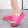 Женские пляжные шлепанцы EVA Толстая подошва 6 см Мягкие Удобные Противоскользящие Устойчивые к запаху Домашняя обувь Уличные сандалии EVA Облако