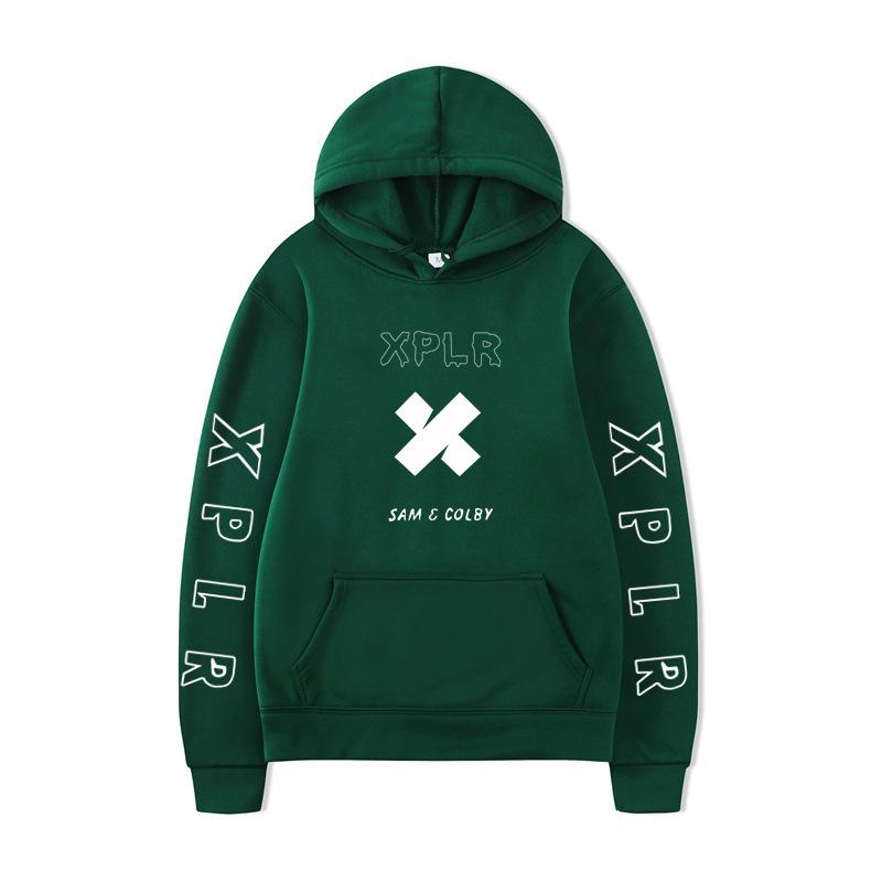 Autumn Winter Sam and Colby Printed Men's Hoodie Brand Hoody Clothes Vintage Fashion Casual Unisex Long Sleeve Pullovers