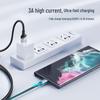 Кабель Type-C для быстрой зарядки 3A с индикатором для устройств Apple и Android