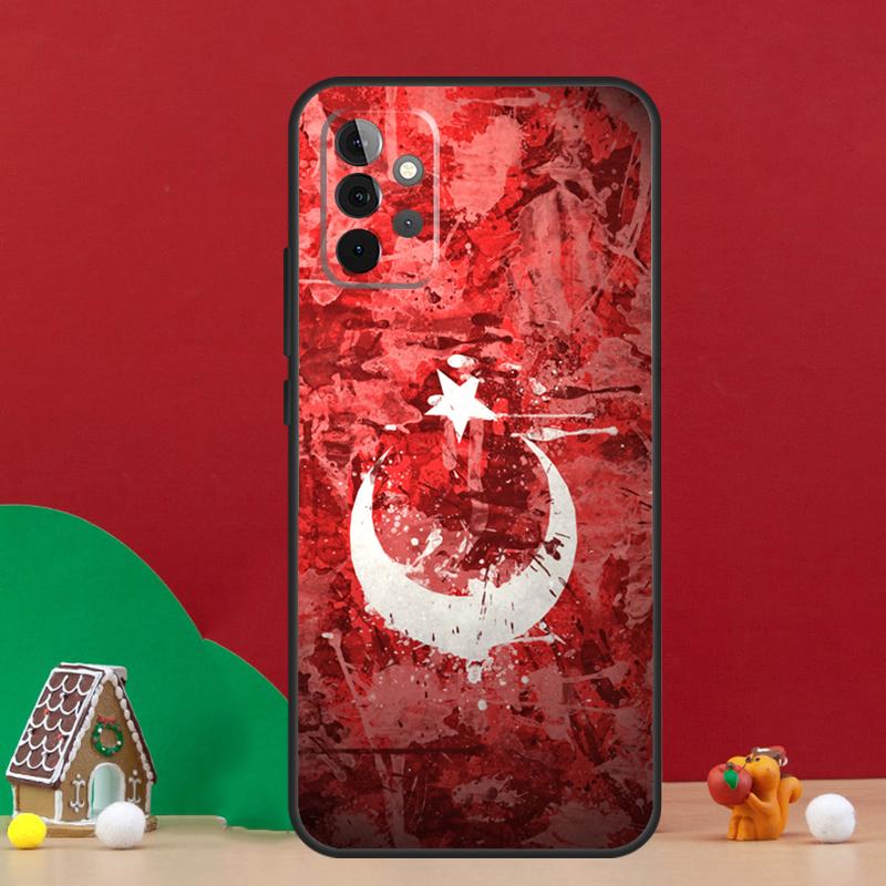 Республика Турция Реалистичный чехол-флаг для Samsung Galaxy A54 A06 A16 A26 A36 A56 A53 A32 A52 A33 A13 A55 A35 A15 A14 A34 A17