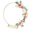 Ornament Multi-use Excellent Sturdy Wreath Hoop Ring Party Table Centerpiece Metal Wreath Hoop