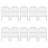 10x Декоративные Садовые Ограждения Бордюр для Питомцев Наружное Ограждение-Барьер от Животных для Лестниц Кроличья Клумба Фермерский Стиль