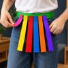 Fashion Outdoor Funny Game Toy Belt Multicolors Pulling Tail  Kindergarten Collective Game