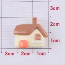 Kawaii Style Autumn Squirrel Mushroom House Mappe Leaf Theme Resin Cabochons Artificial Souvenir