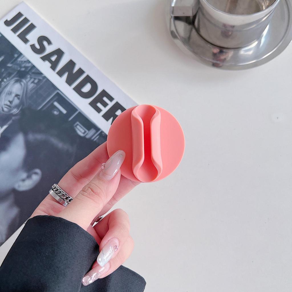 Силиконовый чехол для телефона с 3M-адгезивом, держатель для губной помады и подставка