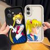 Чехол для телефона iPhone XS Max 15 16 14 Plus 13 12 11 Pro Max 16e XR 17 Air Мягкий чехол Мультяшный Сейлор Мун
