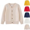 Children's Fashion Casual Cardigan Knitted Long Sleeve Top