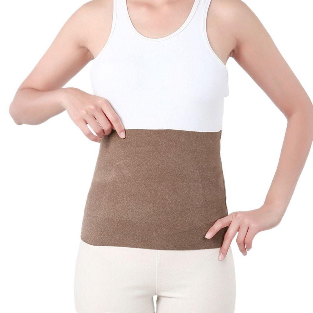 Traceless Fleece Waist Warmer High Elastic Abdominal Wrap Elderly People