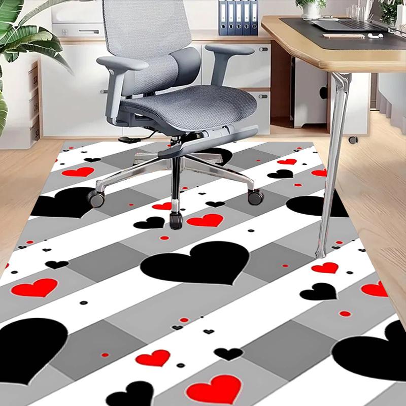 1PC Heart Love Extra Large Non Slip Floor carpet, Office, family, Studio   Large Area Rug Indoor Rugs, Bold Statement Piece