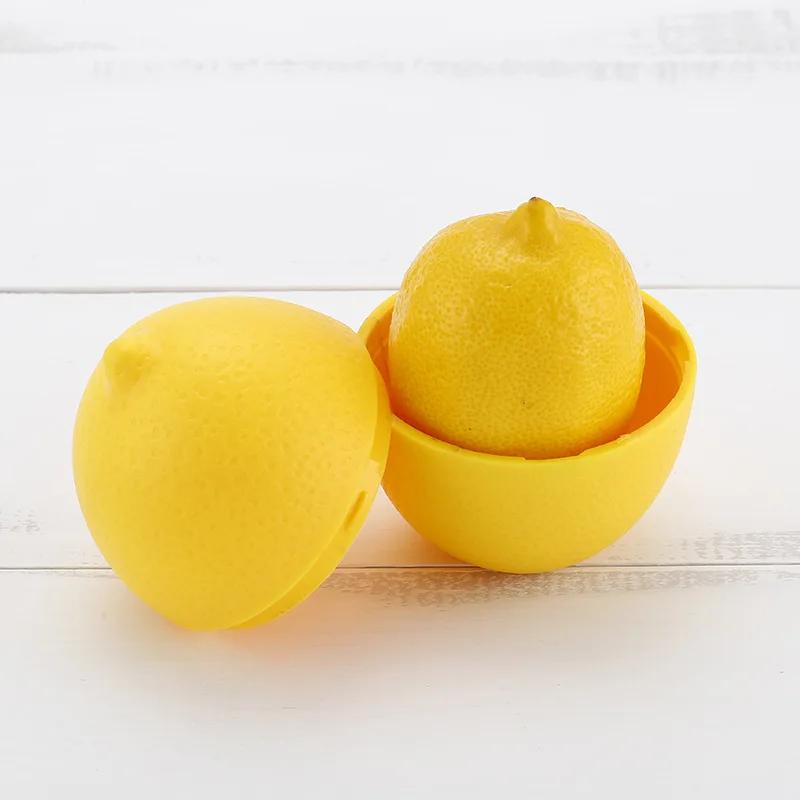 Контейнеры для еды в форме лука, зеленого перца, чеснока, лимона, фруктов, свежих фруктов, пластиковая коробка для хранения овощей, холодильник, хранение