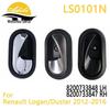 Ручка двери салона Logan Duster для модели 12 - Номера деталей 8200733848 и 8200733847