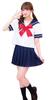 Party City Tokimeki Graffiti Cosplay Cute Sailor White Navy BOX Women's