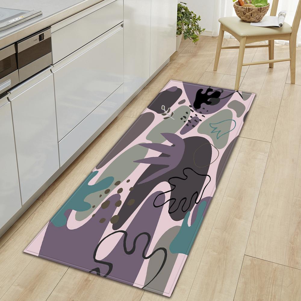 Коврик для входной двери, кухонный коврик, пол для спальни, гостиной, нескользящий напольный коврик, коврик для коридора, ванной комнаты, ковер