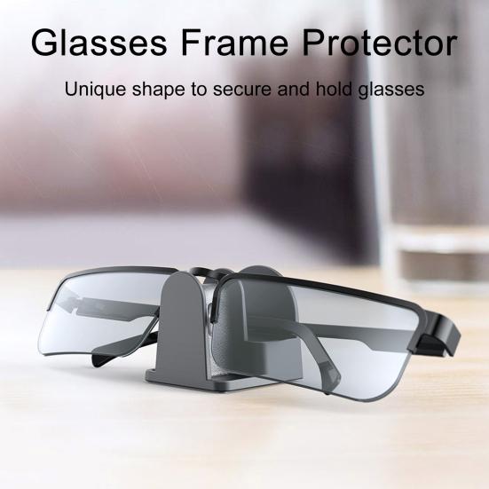 2 шт. кронштейн для очков, магазинная витрина, настольный держатель для очков, устойчивый к царапинам материал из этиленвинилацетата, гладкие края, защита от трещин, противоскользящие очки