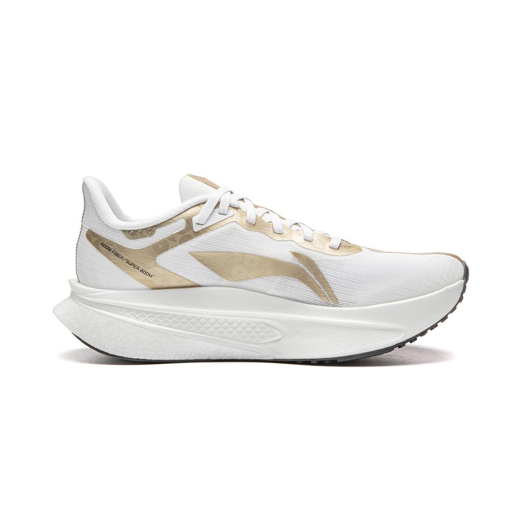 Li Ning Feidian 6 Challenger Амортизация Устойчивые к истиранию Низкие Повседневные Беговые кроссовки Мужские Стандартные Белый ARMW003-14