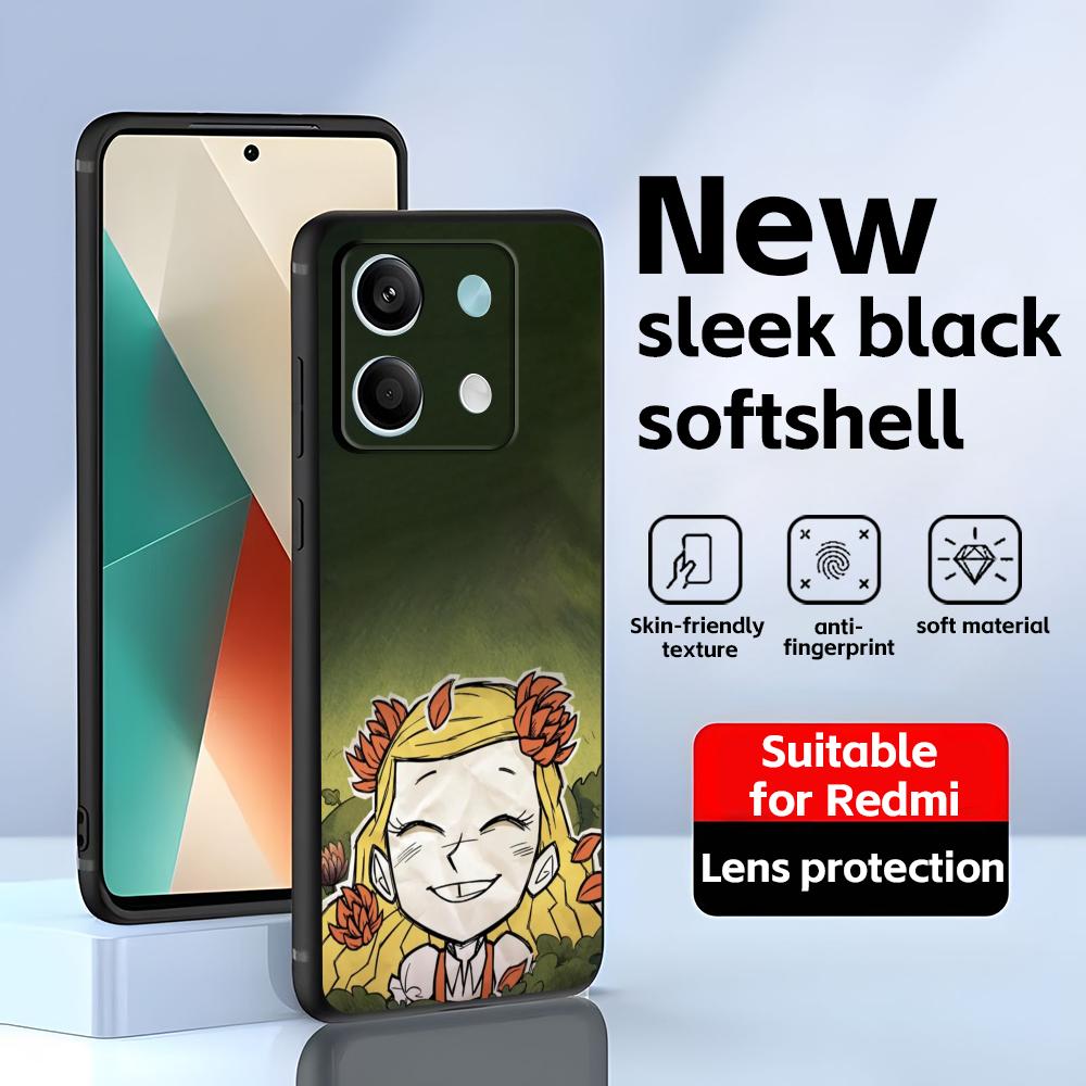 HOT Game Don't Starve Phone Case For Redmi Note 14 13 12 11 Pro Plus S 5G 14C A3 Soft Black Phone Cover