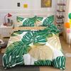 Green Nature Weed Leaves Comfortable Duvet Quilt Cover Pillowcase Bedding Set Children Bedroom Decoration Home Textile