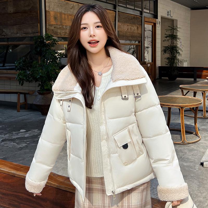 Бархатная осенне-зимняя новая персонализированная модная пуховая хлопковая хлопковая куртка без рукавов с лацканами, куртка-лошадь