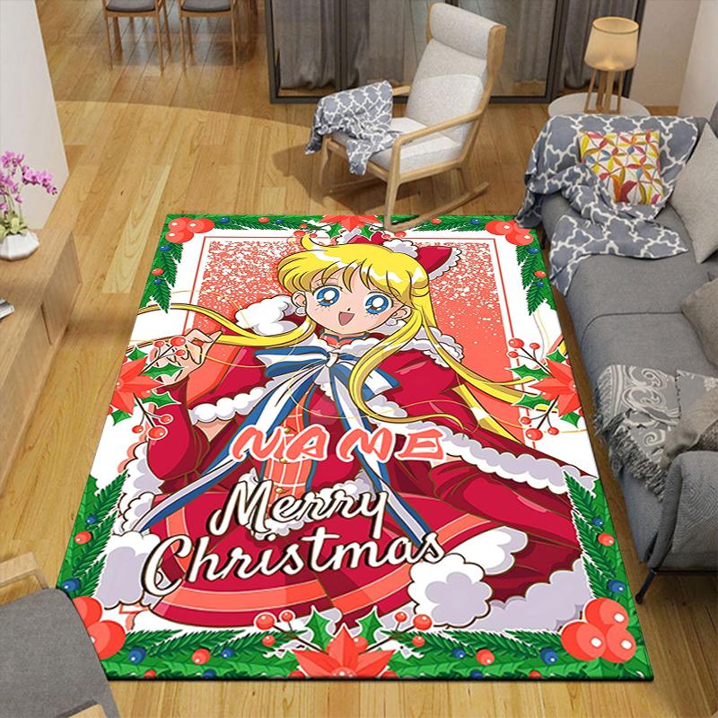 Custom 1Pc Sailor Moon Power Rug Office Carpet Indoor Outdoor Entrance Doormat Nonslip Soft And Comfortable Living Room D2915248