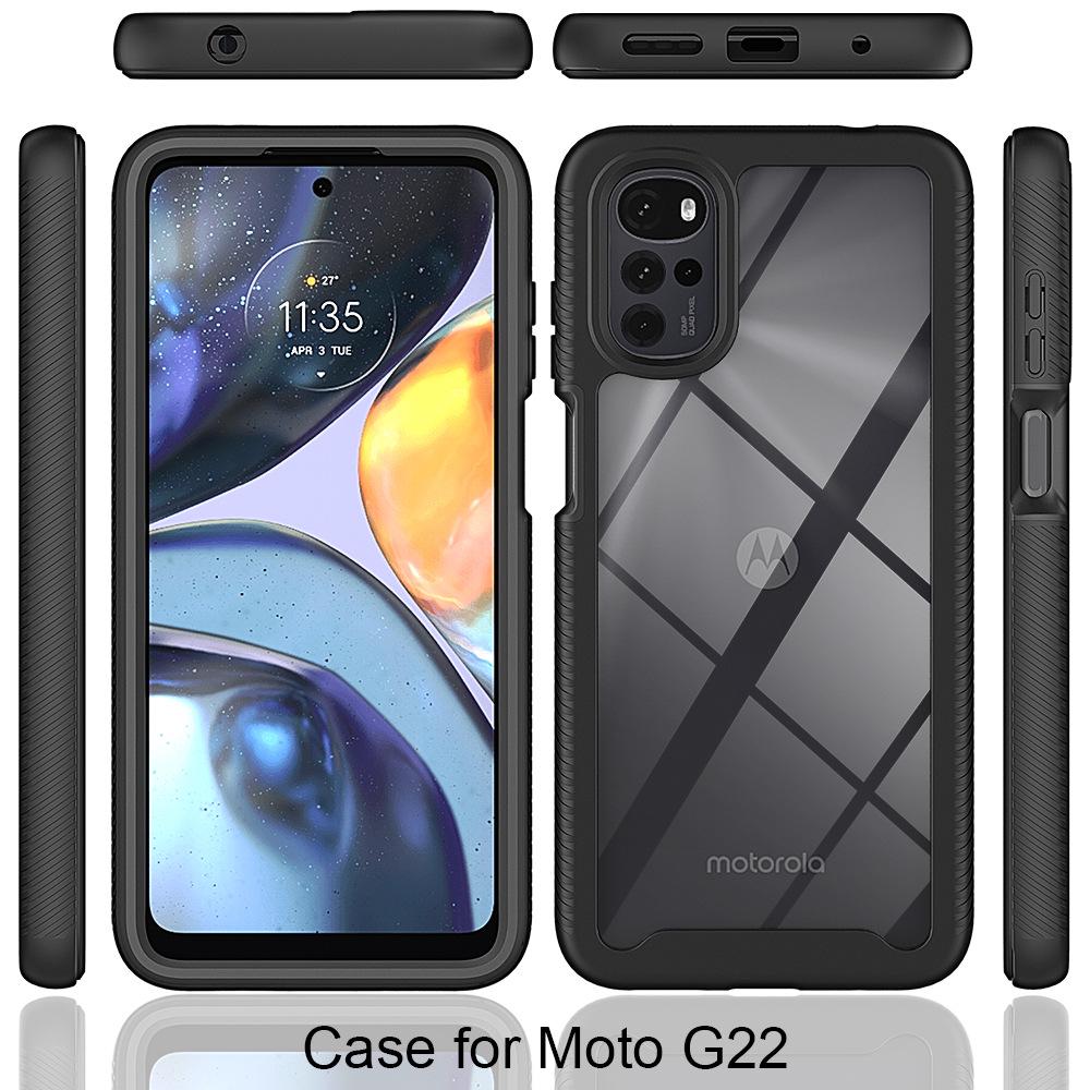 Чехол для телефона Motorola G22/Moto E32 из ПЭТ-пленки со защитным стеклом «Звездное небо»