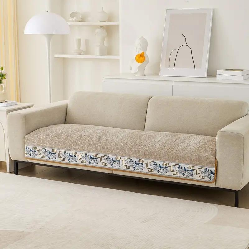 Чехол для дивана Geometry Jacquard Chenille на все времена года, для гостиной, нескользящий чехол для сиденья дивана, чехол для дивана, полотенце для дивана