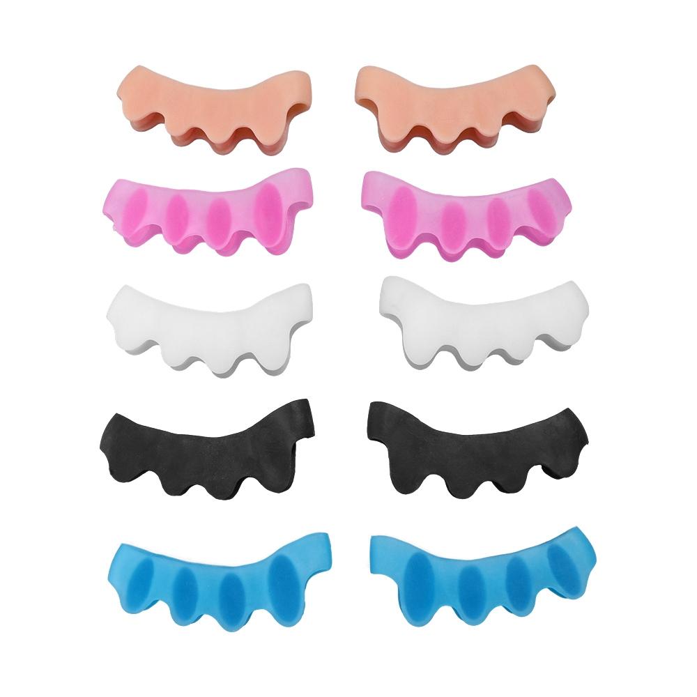 Separator Straightener Toe Separator Valgus Corrector Toe Orthopedic Products Five-Hole Toe Divider