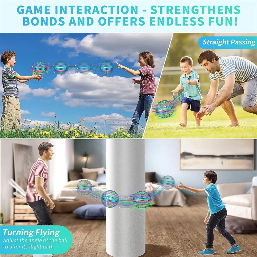 Игрушки-шары Ai Flying Orb, Космический глобус Галактики, Бумеранг, Летающий шар, Ручной дрон, Орбитальная галактическая юла, Подарок на день рождения