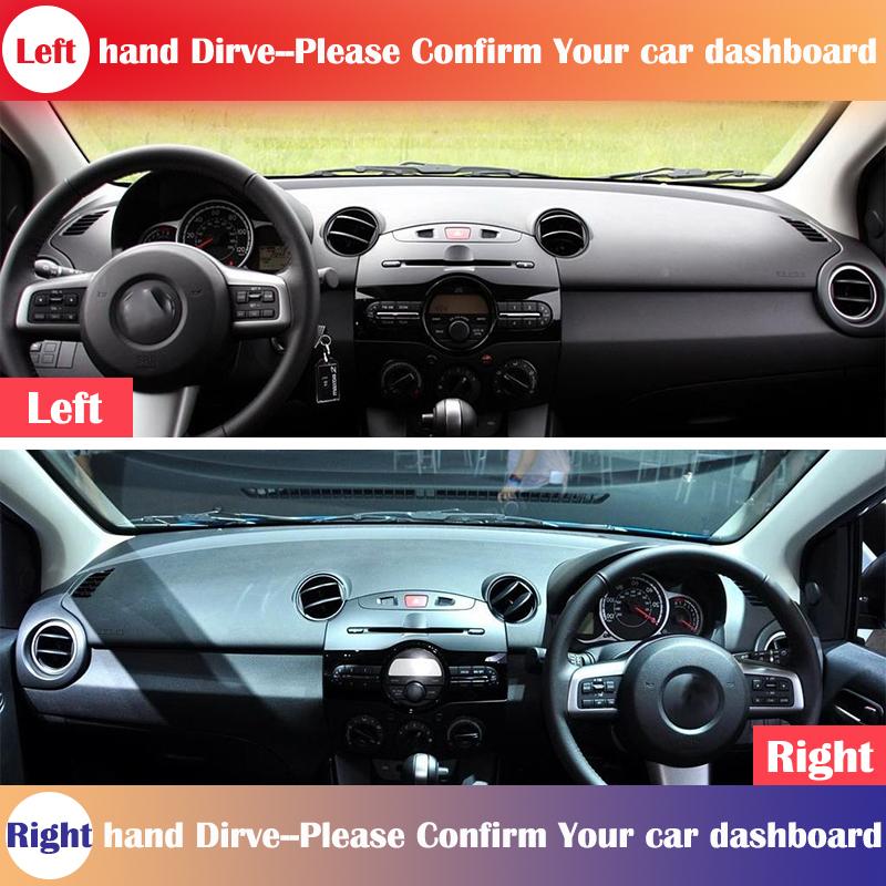 Для Mazda 2 Demio 2007~2014 DE Противоскользящий коврик на панель приборов Накладка Защита от солнца Dashmat Автоаксессуары 2013 2012 2011 2010 2009 2008