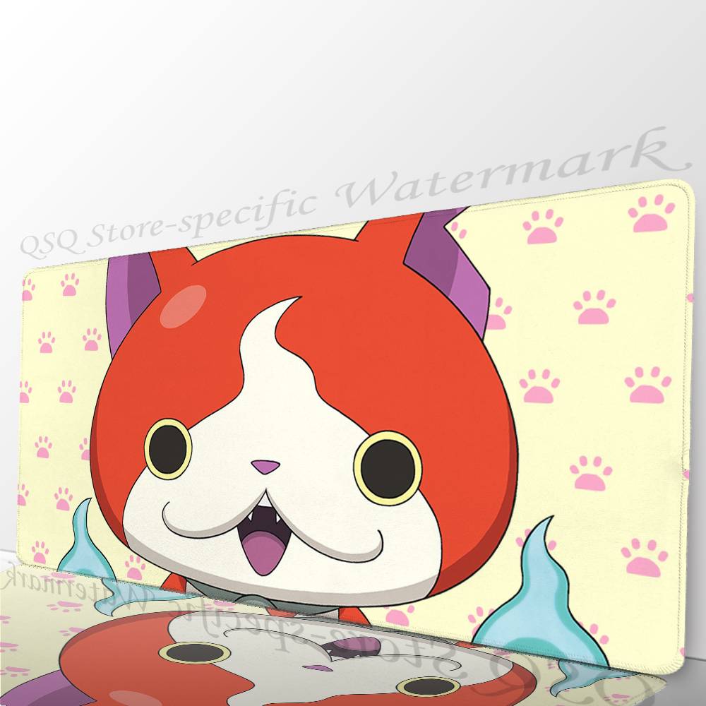 Игровой коврик для мыши Y-Yo-kai Watch, противоскользящий, подходит для офисных компьютеров, ноутбуков, игровых столов для киберспорта, XXL для клавиатуры