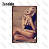 Sexy Metal Poster Angel Wings Girl Metal Signs Dropped Underwear Straps Woman Tin Signs Vintage Plaque for Bar Pub Home Decor