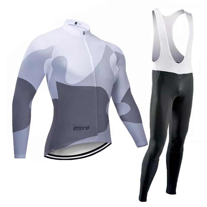 2023 Cross-border cycling suit Tour de France long-sleeved suit for summer breathable events